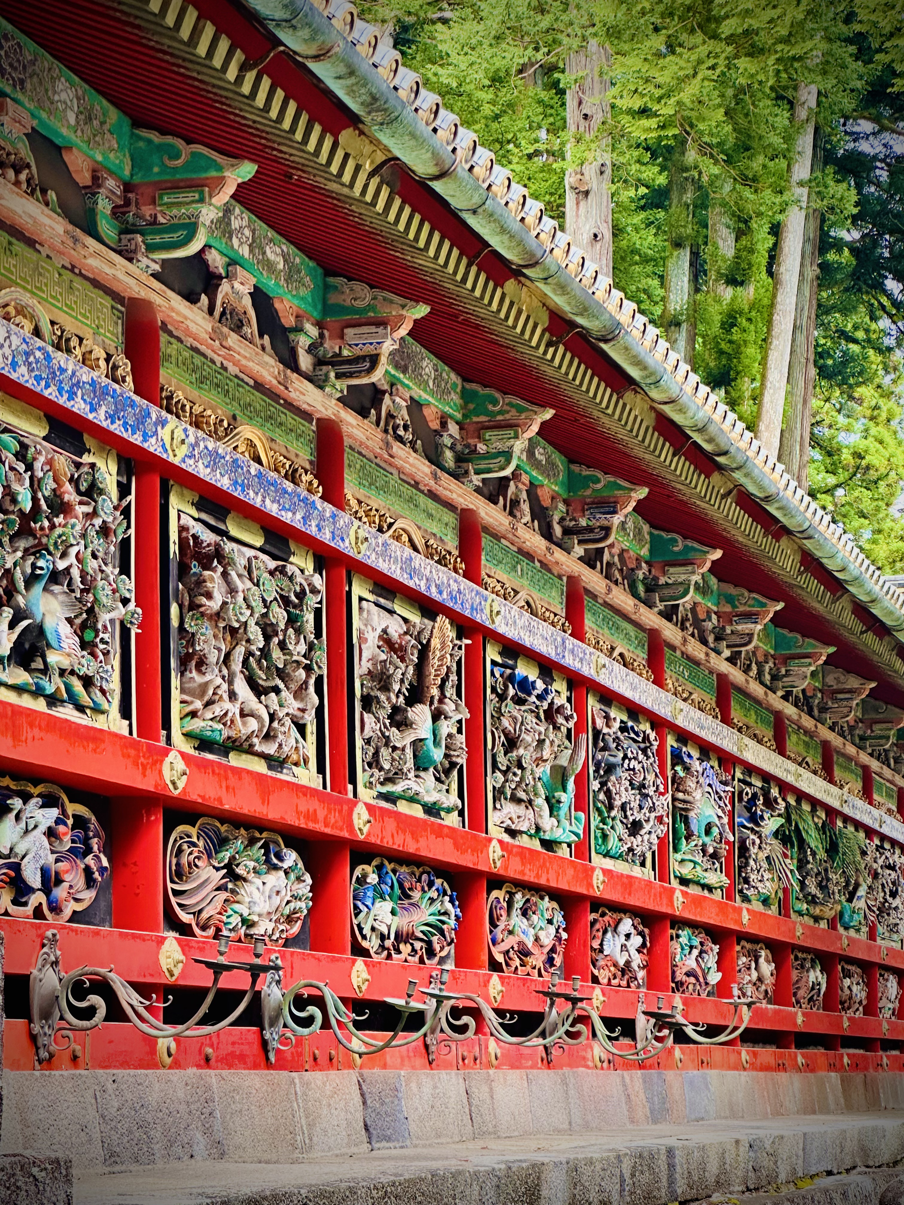 Tempio decorato di Nikko — architettura tradizionale giapponese