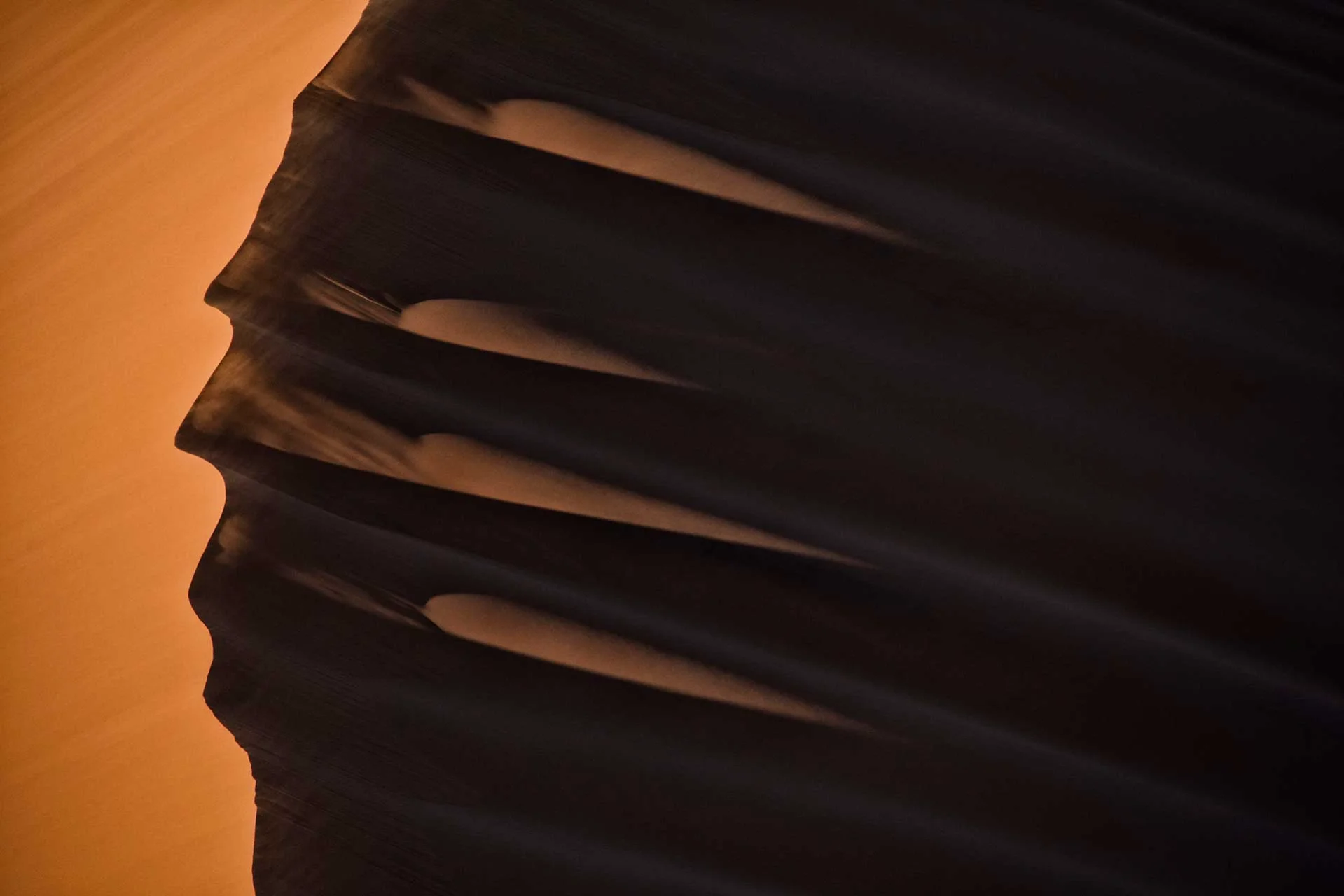 Composizione ombre sulle dune