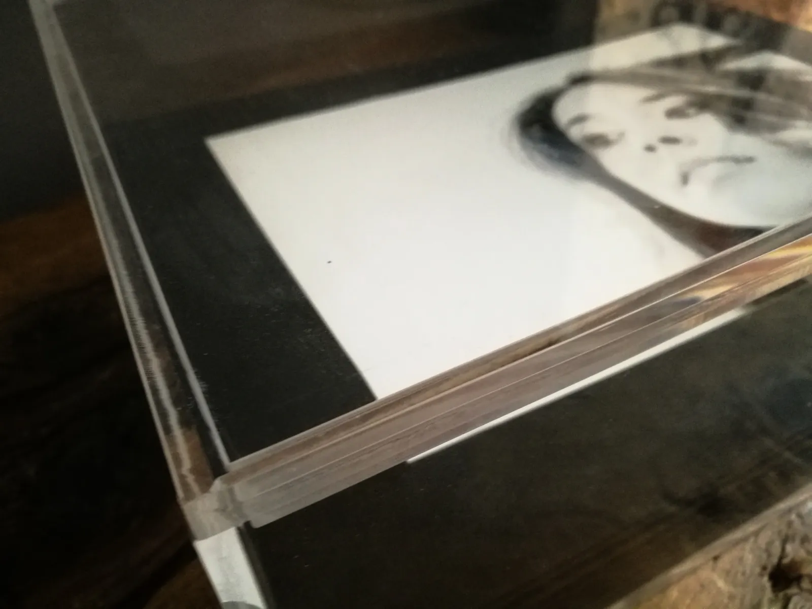 Cofanetto in plexiglass con stampa fotografica di matrimonio