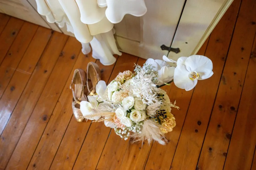 Il bouquet boho della sposa