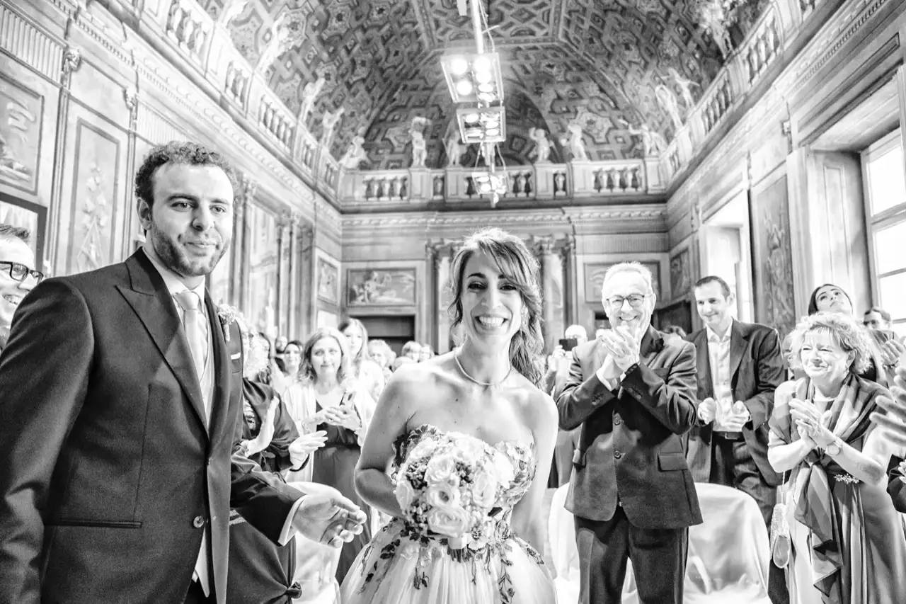 Palazzo storico del Biellese — matrimonio Piemonte