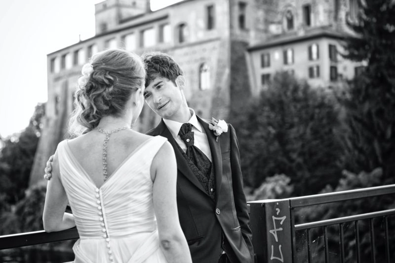Sguardo della sposa, reportage naturale al Castello Visconteo