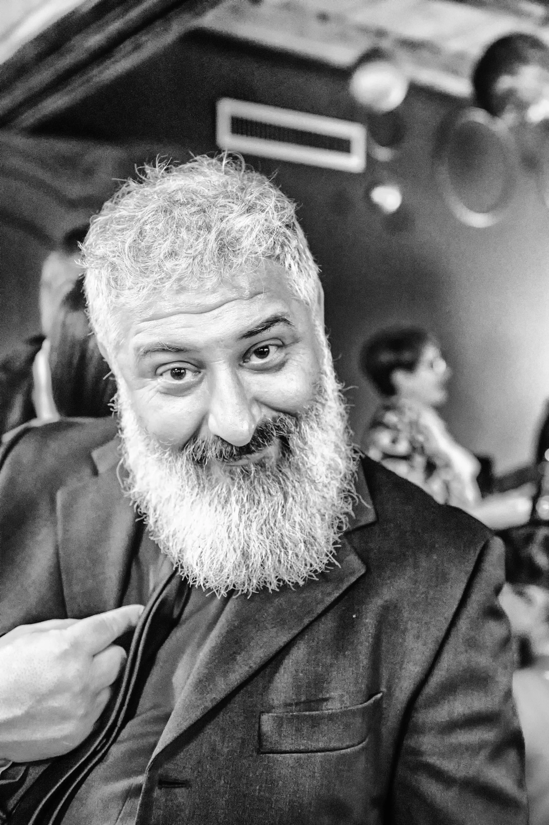 Ritratto di un ospite, Maison Verte, Cantalupa, fotografia in bianco e nero