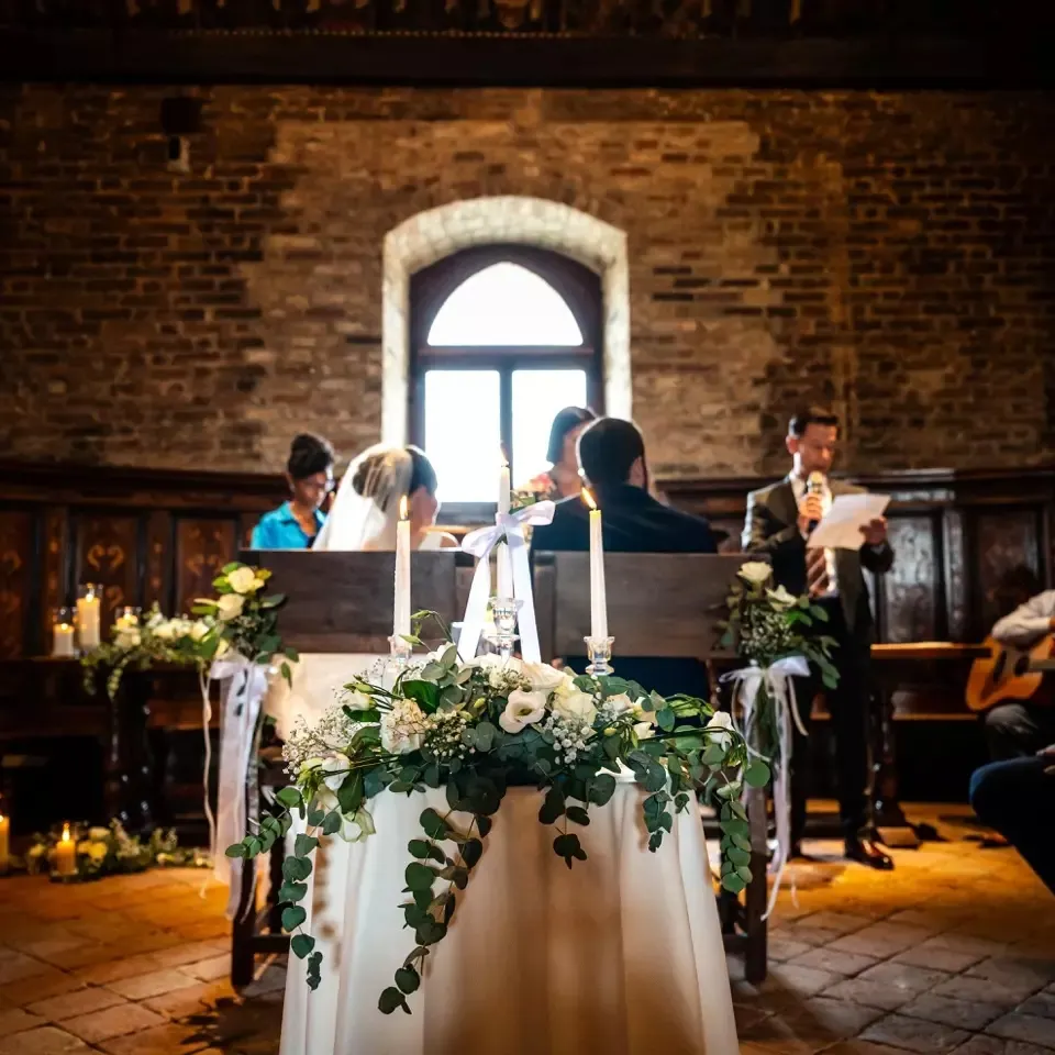 Sposa e padre tra le vigne delle Langhe