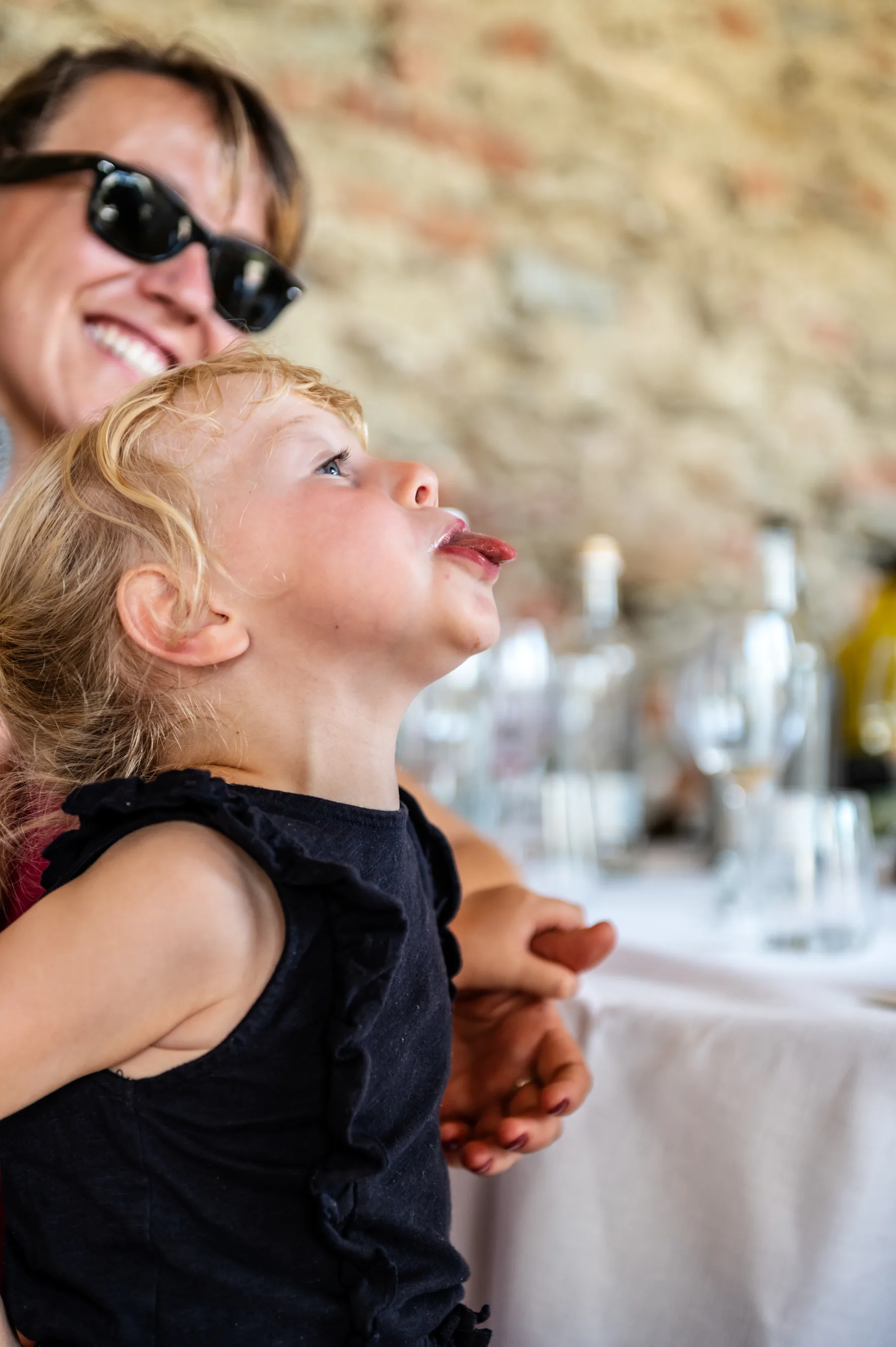Un bambino durante la festa, Tenuta La Michelina, Pinerolo