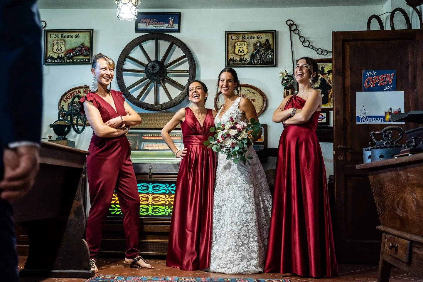 Le damigelle al matrimonio alla Michelina