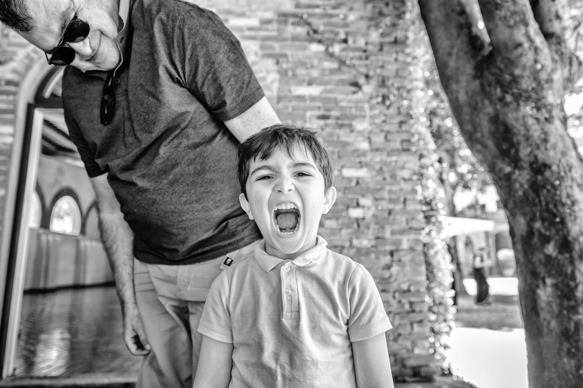Un bambino alla festa di matrimonio a La Scrivana