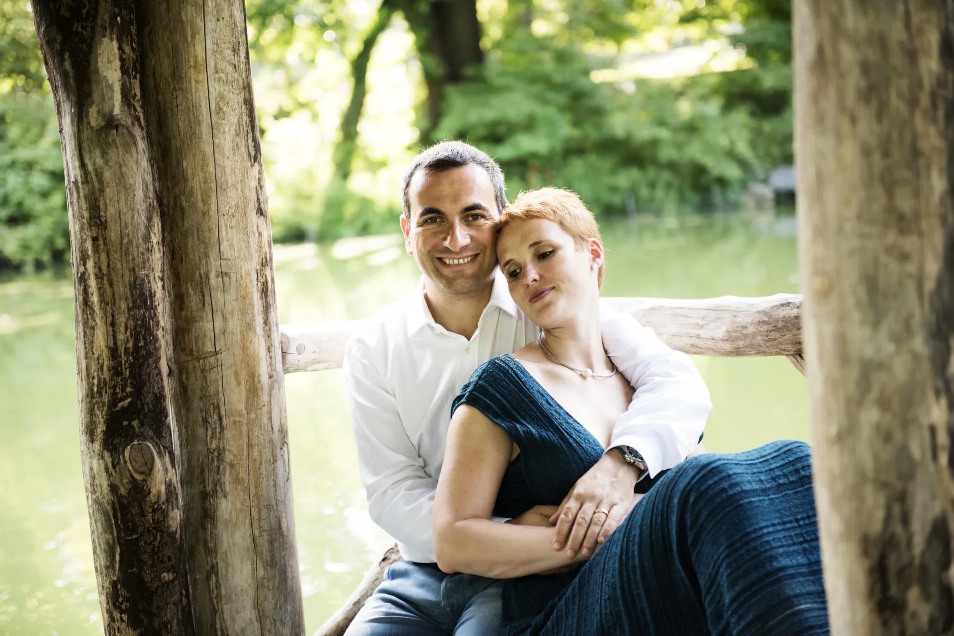 Ritratto sposi New York — reportage naturale