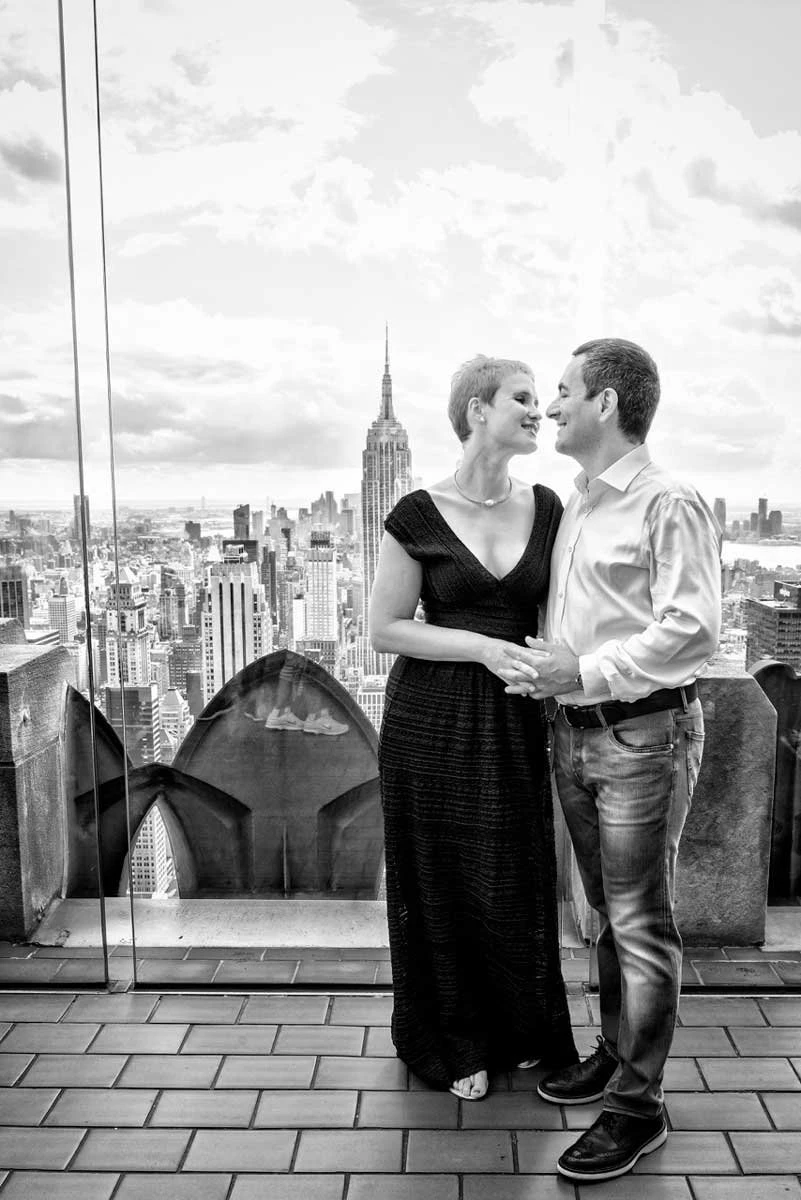 Top of the Rock sposi New York wedding reportage