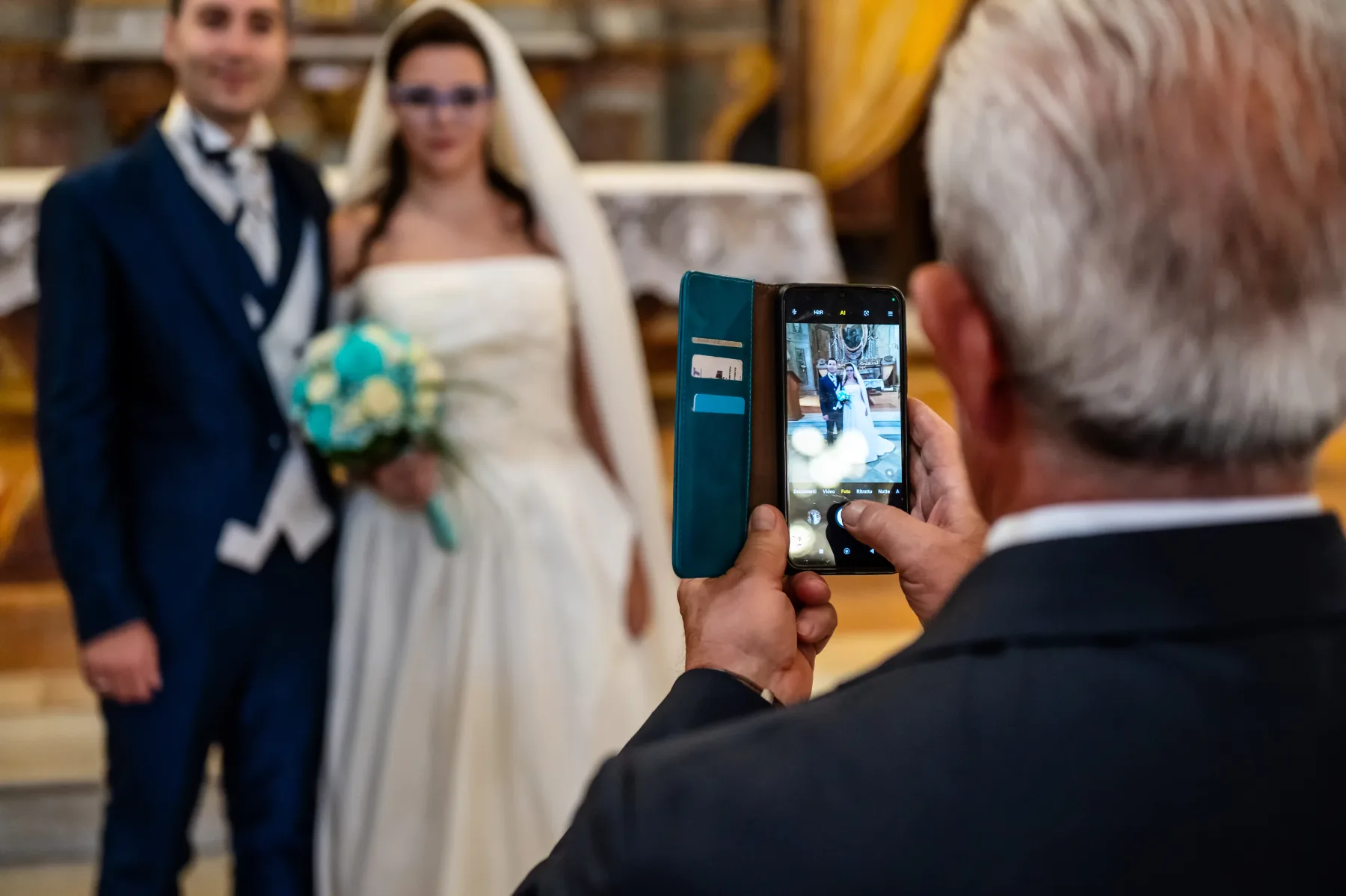 Ospiti al ricevimento, matrimonio a Stupinigi, Torino