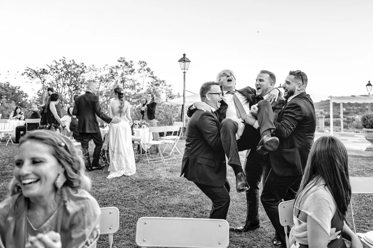Matrimonio Tenuta Suffolk Pinerolo — ricevimento (bianco e nero)