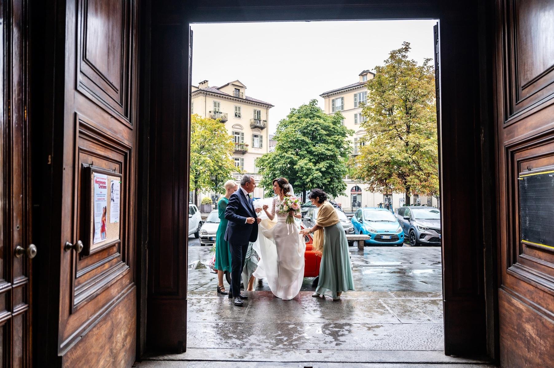 Atmosfera della cerimonia al Parco del Valentino — Torino