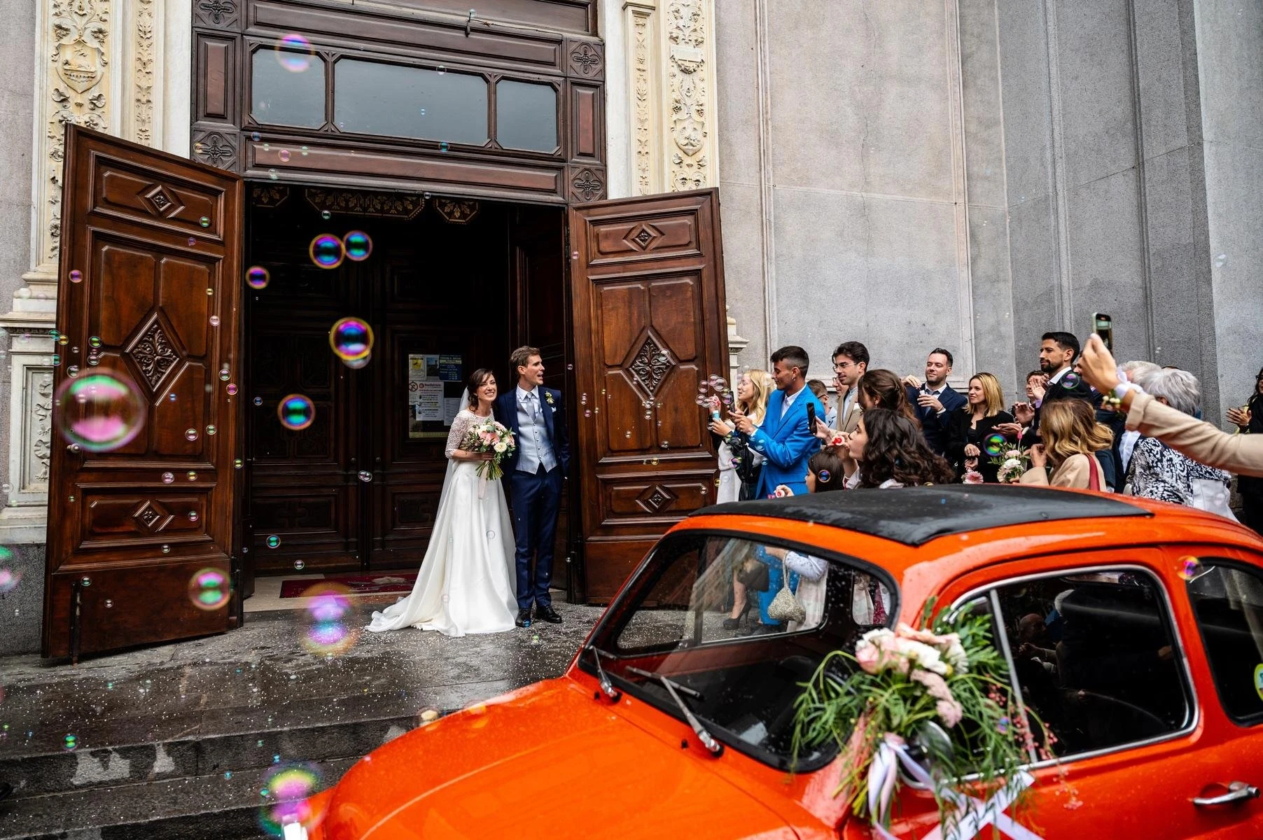 Ritratto sposi spontaneo — matrimonio Torino