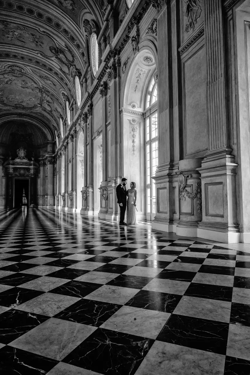 Ritratto della sposa alla finestra — Reggia di Venaria