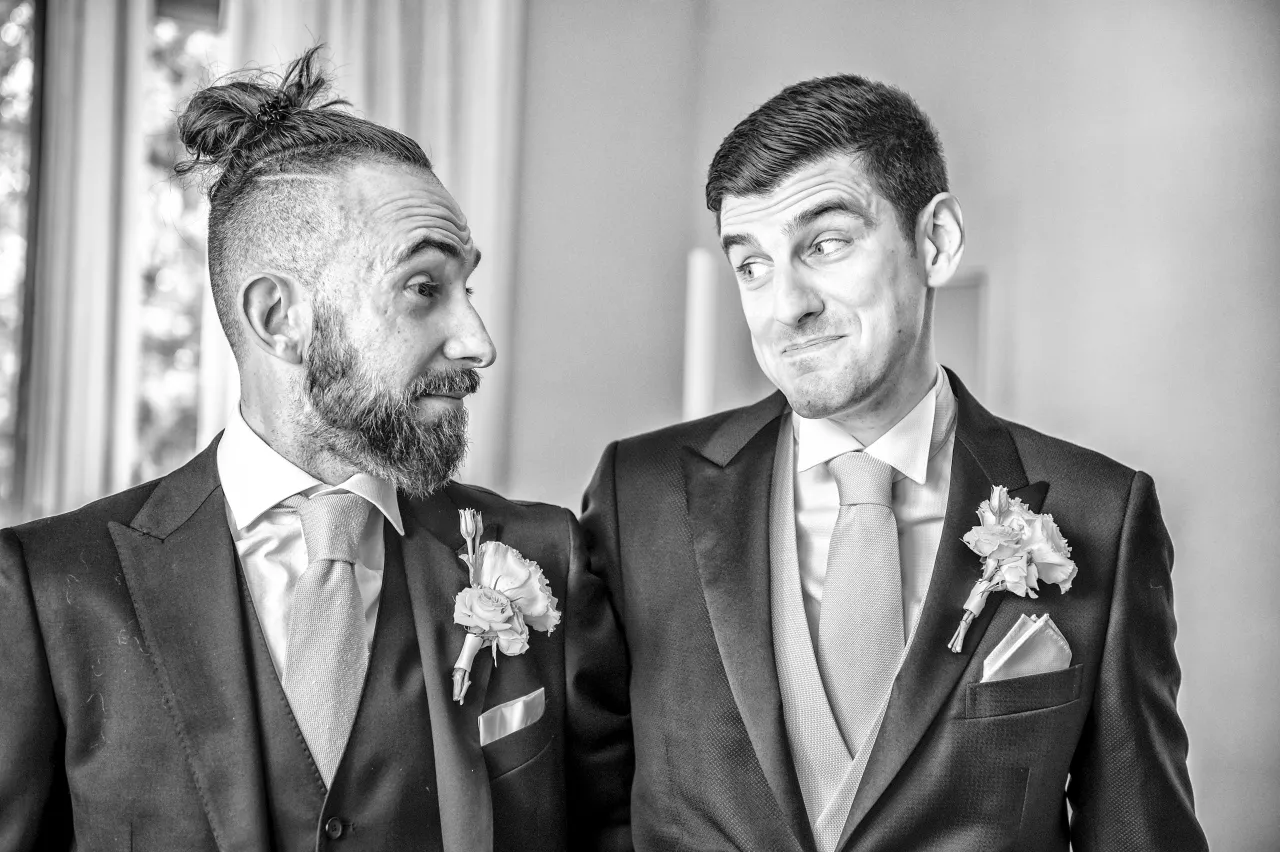 Primo ballo degli sposi — matrimonio Villa Frua (bianco e nero)